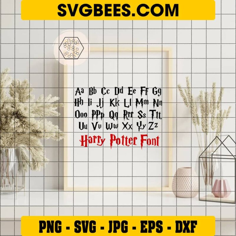 Harry Potter Font Cricut SVGbees