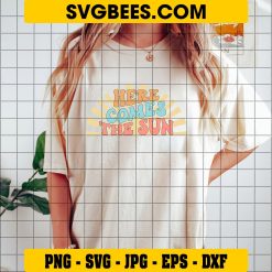 Here Comes The Sun Svg, Summer Vibes Svg, Family Vacation Svg on Shirt