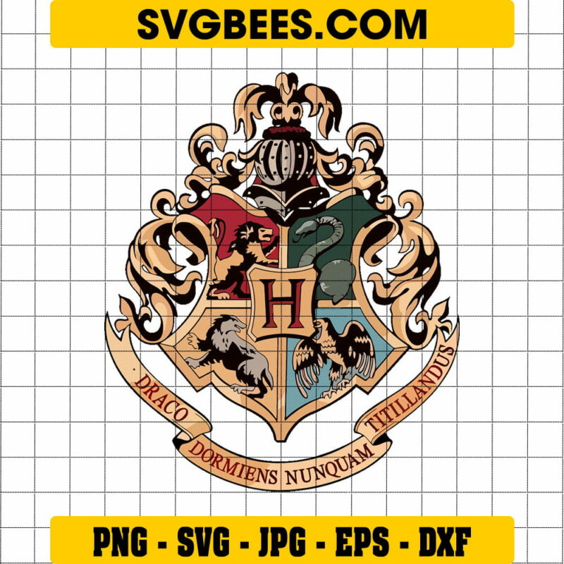 Hogwarts Crest SVG