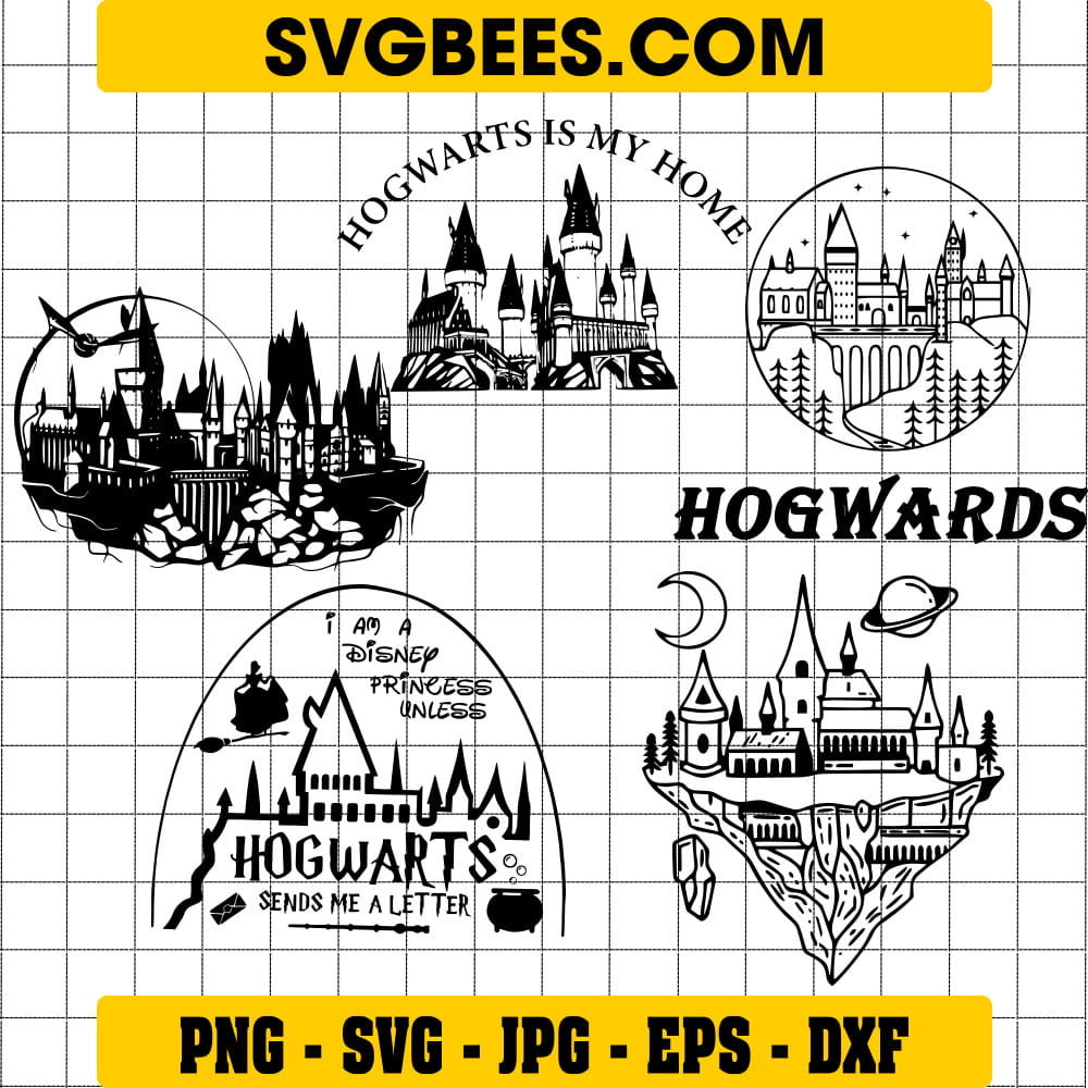 Harry Potter Hogwarts Svg Hogwarts House Svg Svgbees