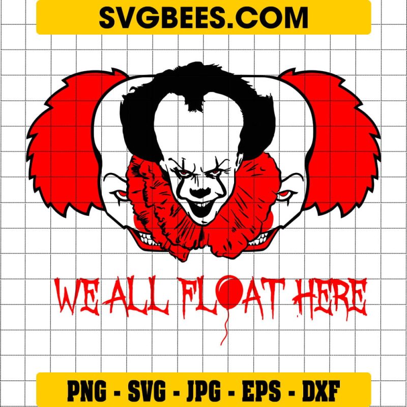 Inside The Mask Pennywise SVG