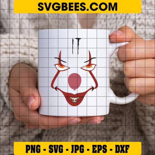 It Clown SVG on Cup