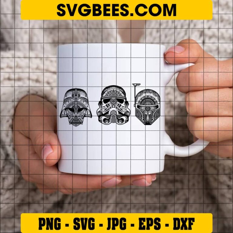 Mandala Star Wars SVG Star Wars - SVGbees