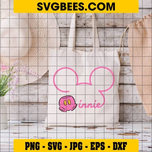 Mouse Head Disney Svg, Mouse Head Svg on Bag