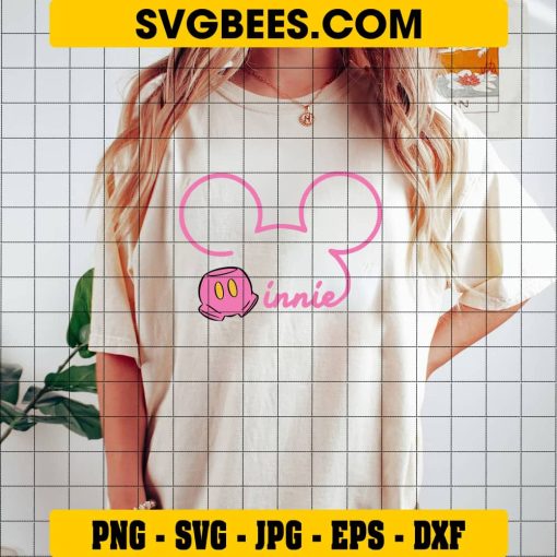 Mouse Head Disney Svg, Mouse Head Svg on Shirt