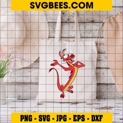 Mushu Mulan Disney SVG on Bag