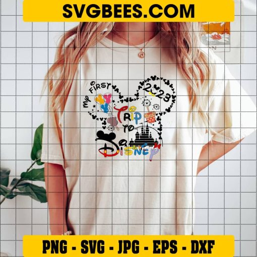 My First Disney Trip SVG on Shirt