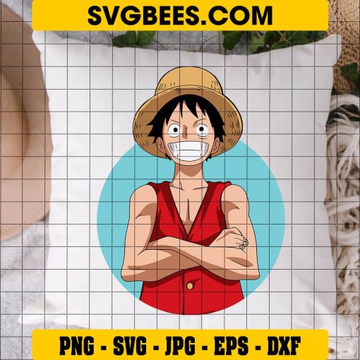 One Piece D Luffy Svg, I am Monkey D Luffy. Nice to Meetcha on Pillow