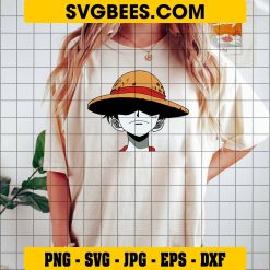 One Piece D Luffy Svg, Monkey D Luffy. Captain of Straw Hat Crew on Shirt