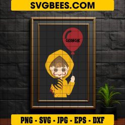 Pennywise Georgie SVG on Frame