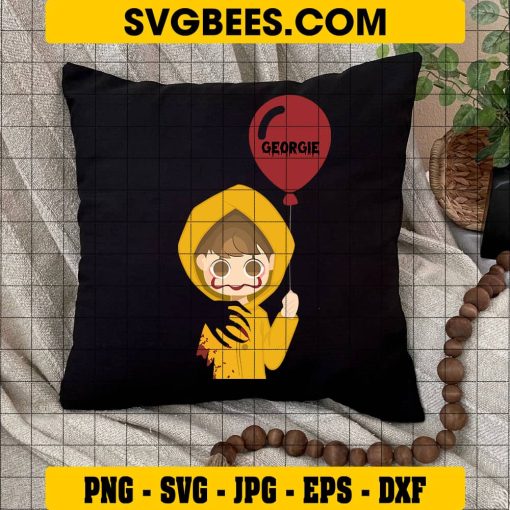 Pennywise Georgie SVG on Pillow