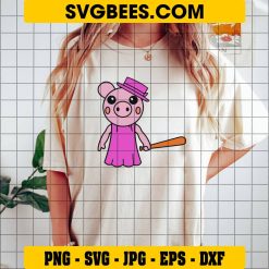 Piggy Roblox SVG on Shirt