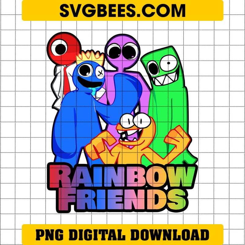 Glimmies Rainbow Friends Logo transparent PNG - StickPNG