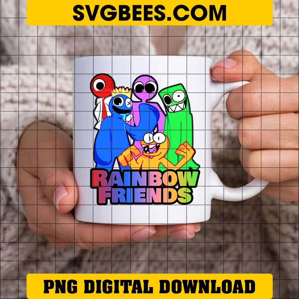 Rainbow Friends logo SVG, Rainbow Friends Roblox All Characters, Rainbow  Friends PNG, Rainbow Friends