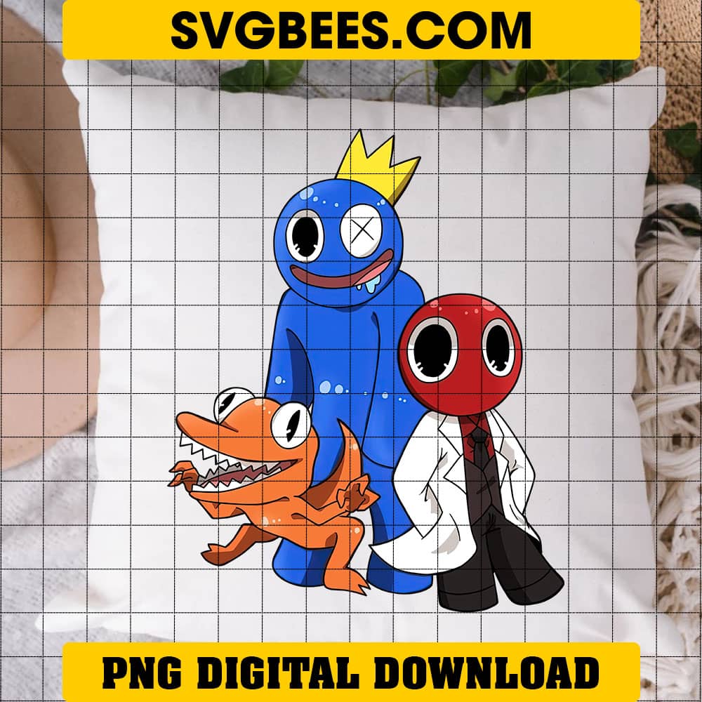 Rainbow Friends Characters PNG Bundle Roblox Inspired Digital Download  Images for Sublimation and Printing Crafts 