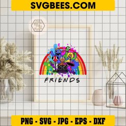 Rainbow Friends SVG PNG on Frame