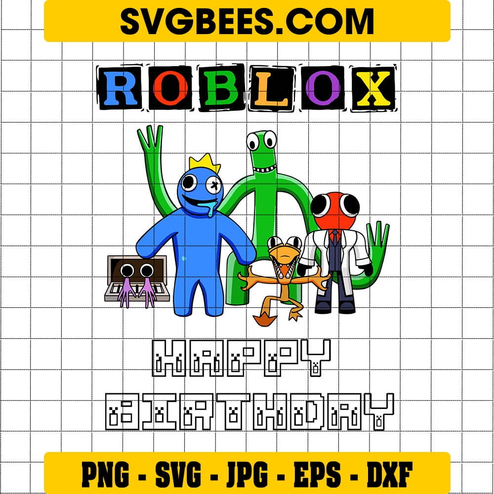 Roblox Face SVG, Roblox Character SVG, Roblox Game SVG
