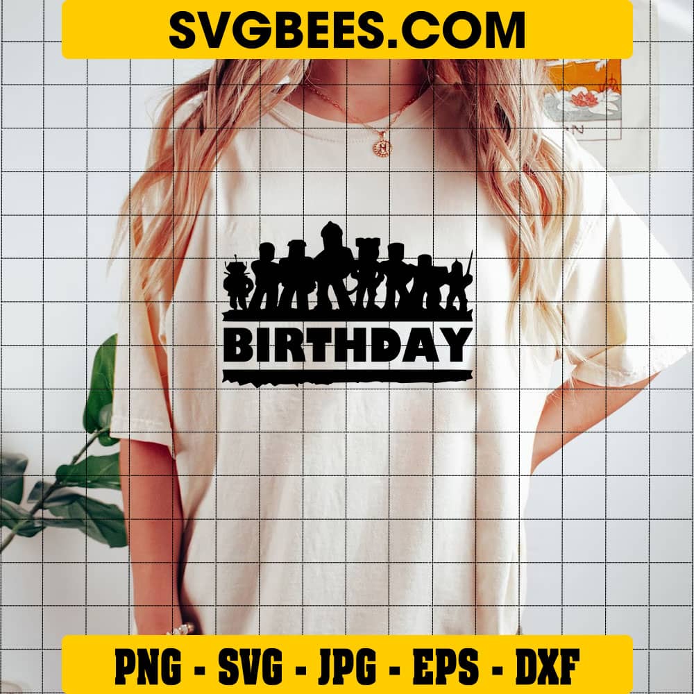 Roblox Birthday Shirt SVG Roblox Birthday Girl SVG - SVGbees