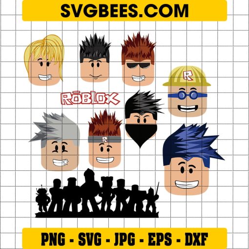 Roblox Face SVG