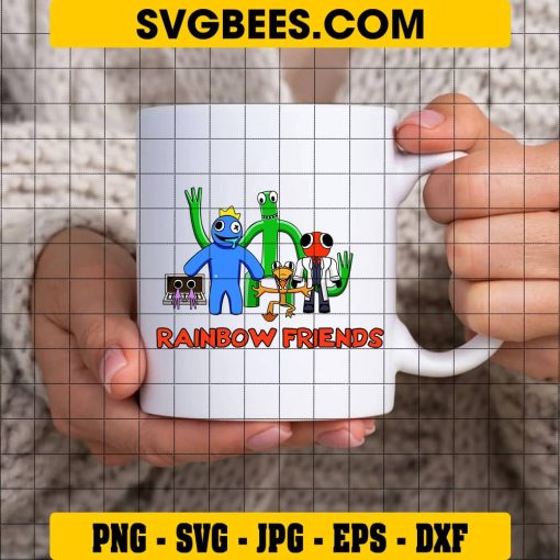 Roblox Rainbow Friends SVG on Cup