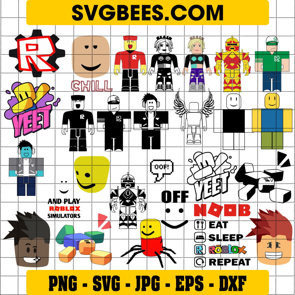 R Roblox SVG, Roblox Game SVG, Roblox Character SVG