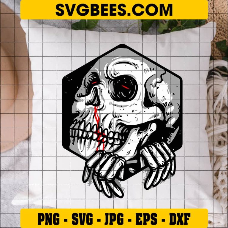 Scary Skull Svg Sugar Skull Svg Svgbees