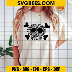 Skull and Crossbones SVG on Shirt