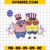 SpongeBob SquarePants 4th of July SVG, Patrick Star Sparklers SVG