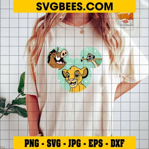 Timon SVG, Lion king SVG, Disney SVG on Shirt