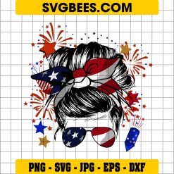 Unbreakable America Woman 4th Of July SVG PNG, Patriotic Unbreakable SVG