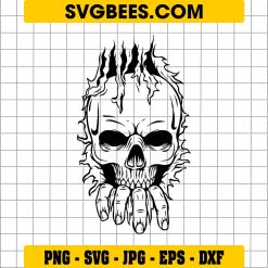 Vinyl Decal Skull SVG