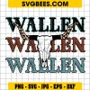 Wallen Western SVG, Wallen Western Cow Skull SVG, Morgan Wallen SVG