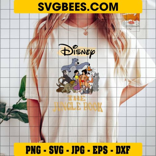 Wild Jungle Book SVG on Shirt