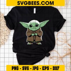 Yoda SVG Cricut on Shirt