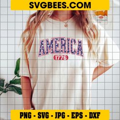 America 4th of July Svg, American Flag Svg, Fourth of July Svg on Shirt