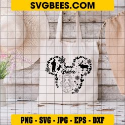 Barbie and Elsa SVG, Frozen SVG, Princess SVG, Disney SVG on Bag