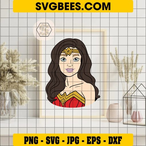 Barbie and Wonder Woman SVG, Justice League SVG on Frame