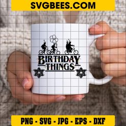 Birthday Things Svg, Stranger Things Birthday Svg, Hawkins Svg on Cup