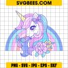 Blessed Be Svg, Celestial unicorn Svg, Pegasus Svg, Unicorn Svg