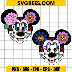 Coco SVG Disney SVG, Day of the Dead SVG, Mickey Mouse SVG, Mickey Ears SVG