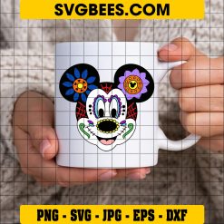 Coco SVG Disney SVG, Day of the Dead SVG, Mickey Mouse SVG, Mickey Ears SVG on Cup