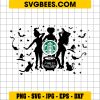 Cup wrap Halloween Svg, Sexy Witch Svg, Starbucks Cup Svg