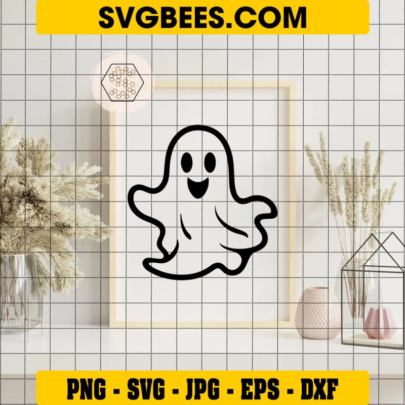 Cute Ghost Bundle Svg, Halloween Funny Ghost Svg, Halloween Svg - SVGbees