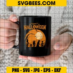 Death Star Halloween SVG PNG, Star Wars Halloween Death Star SVG, Happy Halloween DXF SVG PNG EPS on Cup