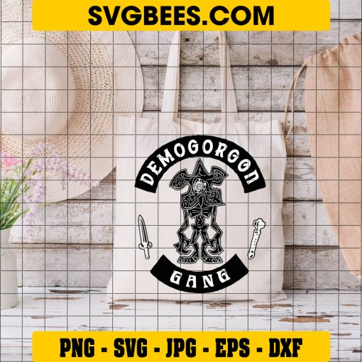 Demogorgon Svg, Stranger Things Svg, Eleven Svg, Gang Svg on Bag