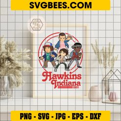 Hawkins Indiana 1985 Svg, Stranger Things 4 Svg, Eleven Svg on Frame