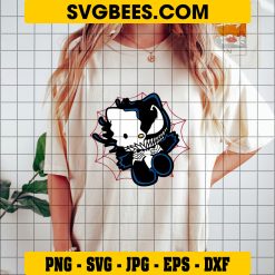 Hello Kitty Venom SVG, Spider Man Halloween SVG PNG DXF EPS on Shirt