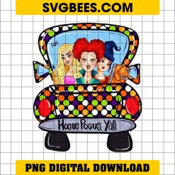 Hocus Pocus Jeep Car PNG, Sanderson Sisters Jeep PNG Digital Download