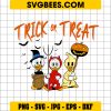 Huey Dewey Louie Halloween SVG, Disney Baby Duck SVG PNG DXF EPS Cricut