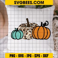 Its Fall Yall SVG, Leopard Print Pumpkin SVG, Autumn Halloween Cheetah SVG, Thanksgiving SVG on Pillow